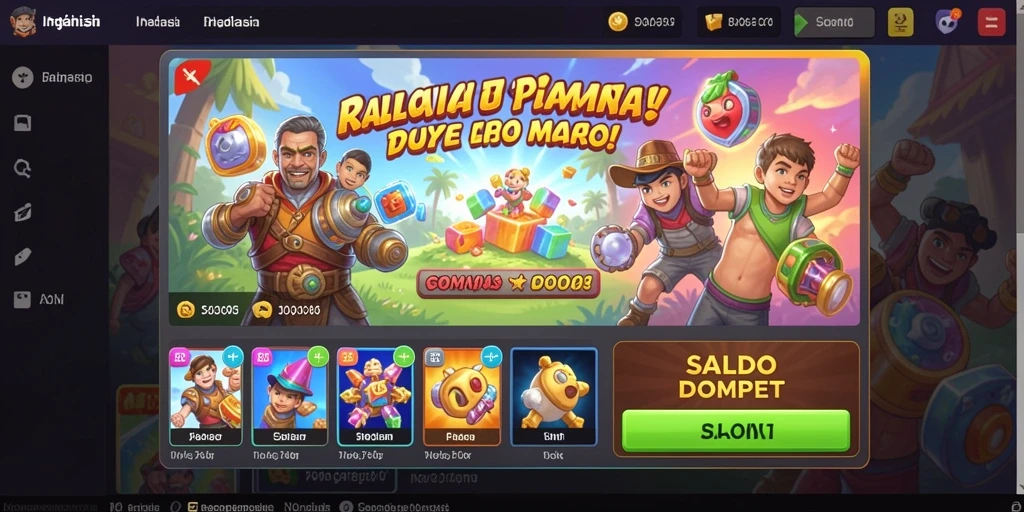 Berbagai pilihan permainan judi untuk dipilih.