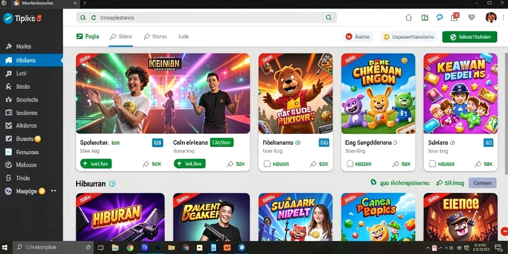 Navigasi aplikasi yang mudah digunakan dan responsif.