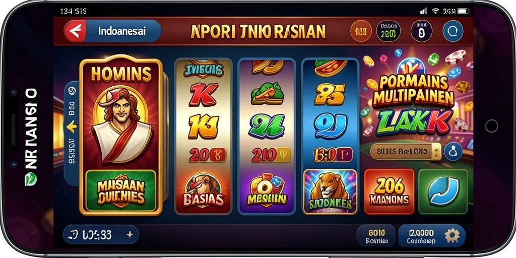 Banyak pilihan permainan untuk bertaruh.