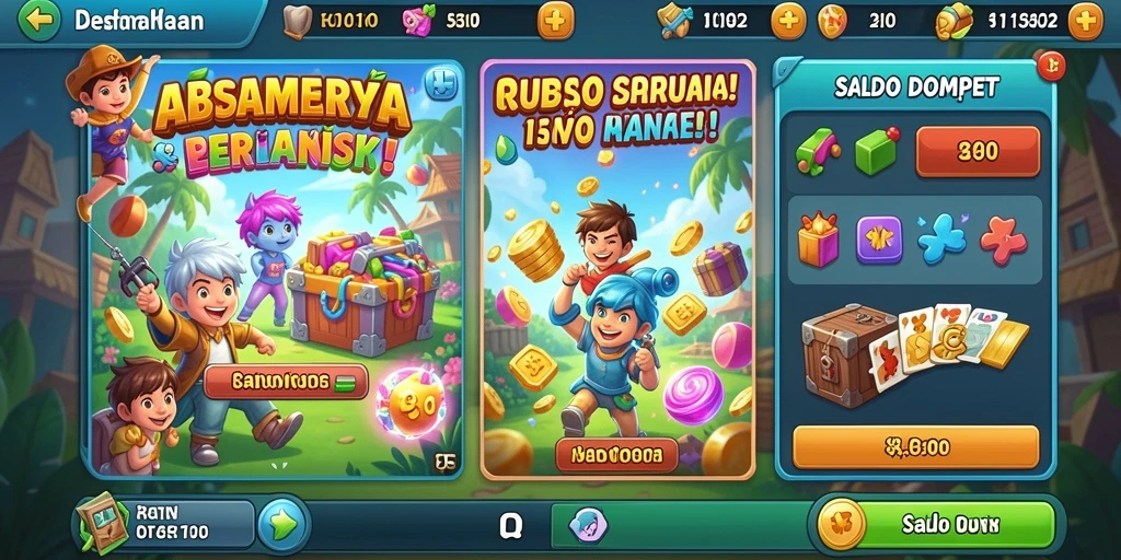 Screenshot menampilkan momen seru dalam mode multiplayer.