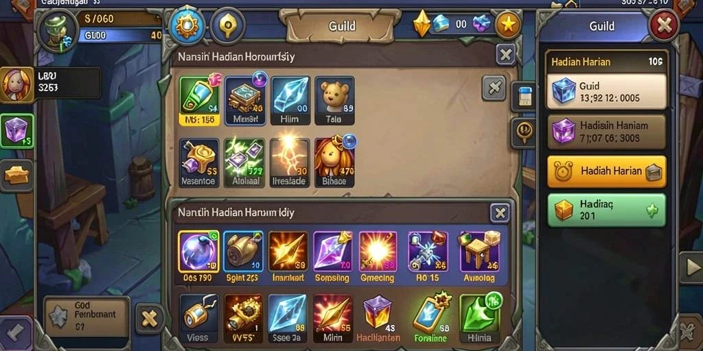 Interaksi sosial dalam mode multiplayer yang menarik.