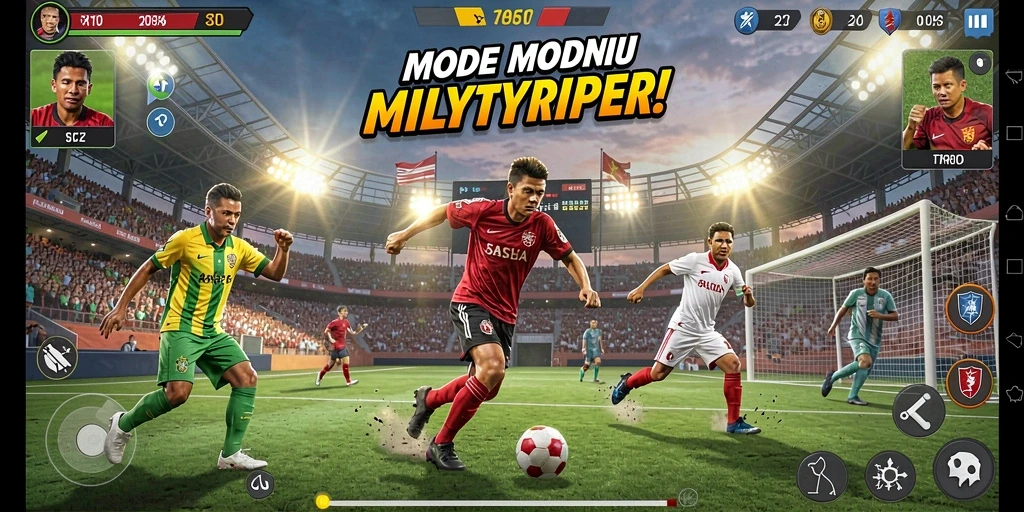 Misi seru yang menantang keterampilan pemain.
